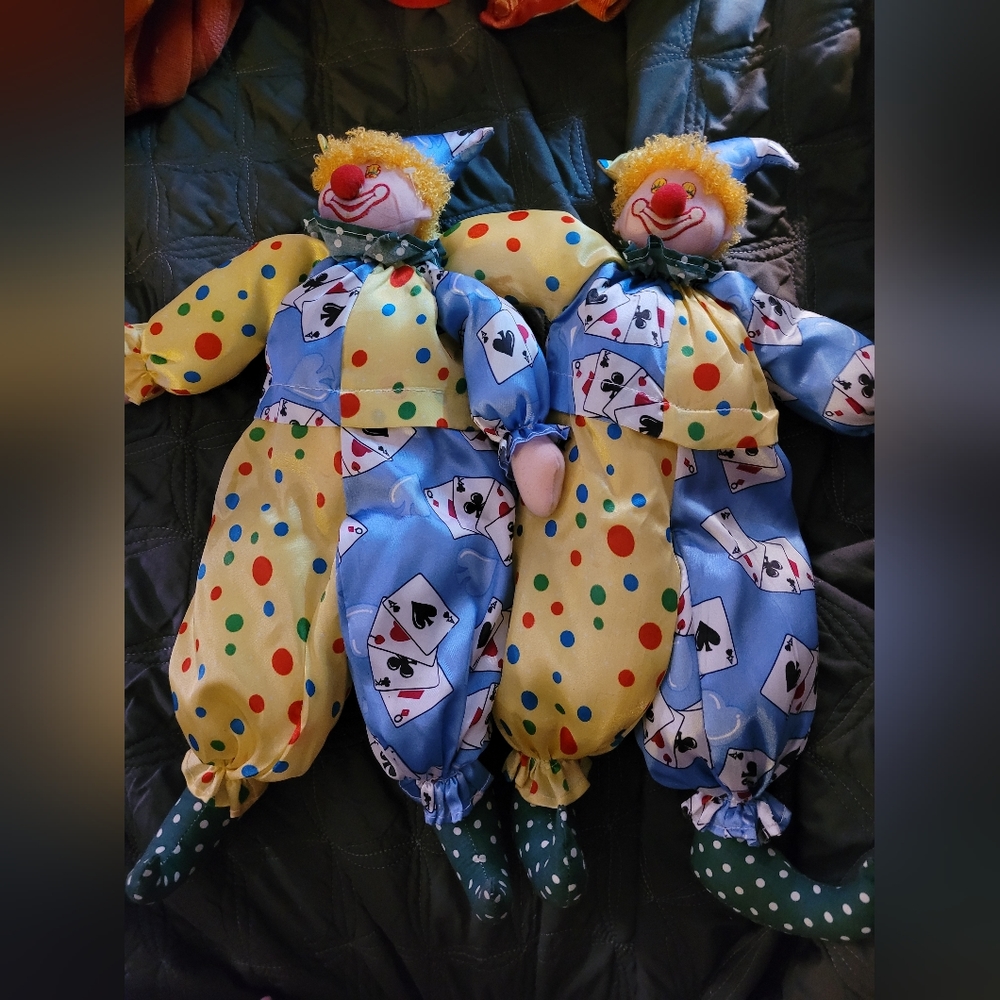 Sugar Loaf Clown Jester stuffed doll